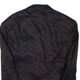 Mens Blazer Jacket Blue Viscose XL