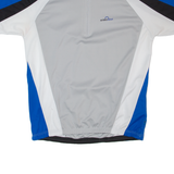 TCM Cycling Mens Jersey Grey 1/2 Zip L