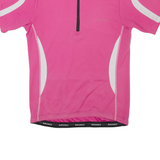 BRUNEX Cycling Womens Jersey Pink 1/2 Zip S