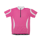 BRUNEX Cycling Womens Jersey Pink 1/2 Zip S