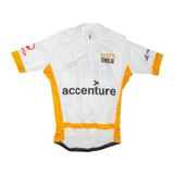 SELEKT Cycling Mens Jersey White 1/4 Zip L