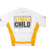 SELEKT Cycling Mens Jersey White 1/4 Zip L