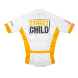 SELEKT Cycling Mens Jersey White 1/4 Zip L