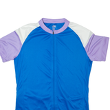 CRANE Cycling Full Zip Mens Jersey Blue M