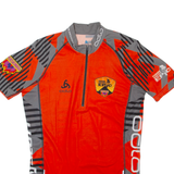ODLO Cycling Mens Jersey Orange 1/2 Zip L