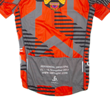 ODLO Cycling Mens Jersey Orange 1/2 Zip L