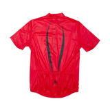 ODLO Cycling Mens Jersey Red 1/2 Zip M