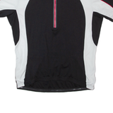 PULSE BIKE Cycling Mens Jersey Black 1/2 Zip XL