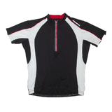 PULSE BIKE Cycling Mens Jersey Black 1/2 Zip XL