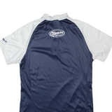 QLOOM Cycling Mens Jersey Blue 1/4 Zip XL