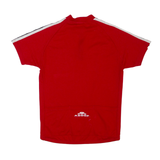 AESSE Cycling Mens Jersey Red 1/4 Zip L