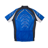 CRANE Cycling Mens Jersey Blue 1/2 Zip M
