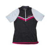 PROTECTIVE Cycling Womens Jersey Black 1/2 Zip S