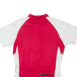 IXS Cycling Mens Jersey Red 1/2 Zip S
