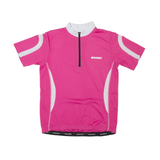 BRUNEX Cycling Womens Jersey Pink 1/2 Zip S