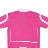 BRUNEX Cycling Womens Jersey Pink 1/2 Zip S
