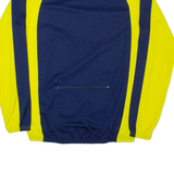 BIKEPULS Cycling Full Zip Mens Jersey Blue Long Sleeve 1/2 Zip XL