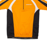 NAKAMURA Cycling Mens Jersey Orange 1/2 Zip M