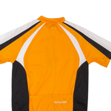 NAKAMURA Cycling Mens Jersey Orange 1/2 Zip M