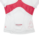 CRAFT Cycling Womens Jersey White 1/4 Zip XL