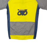 GRANIT Cycling Mens Jersey Yellow 1/4 Zip M