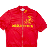 CUORE Cycling Full Zip Mens Jersey Red S