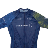 SCATTA Cycling Full Zip Mens Jersey Blue M