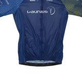 SCATTA Cycling Full Zip Mens Jersey Blue M