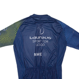 SCATTA Cycling Full Zip Mens Jersey Blue M