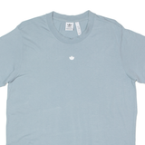 ADIDAS ORIGINALS Mens T-Shirt Blue Crew Neck M