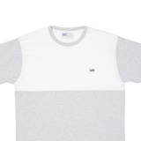 LEE Mens T-Shirt Grey Crew Neck L