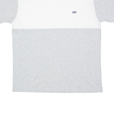 LEE Mens T-Shirt Grey Crew Neck L