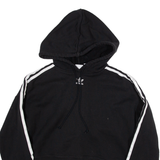 ADIDAS Cropped Womens Black Hoodie UK 8