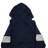 ADIDAS Womens Blue Hoodie UK 12