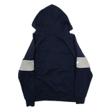 ADIDAS Womens Blue Hoodie UK 12