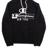 CHAMPION Womens Black Hoodie USA XS