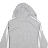 ADIDAS Womens Grey Hoodie UK 10
