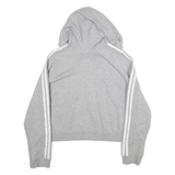 ADIDAS Womens Grey Hoodie UK 10