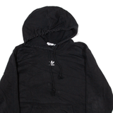 ADIDAS Womens Black Hoodie UK 14