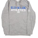 ADIDAS Elevation Athletics Womens Grey Hoodie Full Zip M