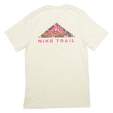 NIKE Dri Fit Womens T-Shirt Yellow S