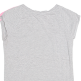 ADIDAS Womens T-Shirt Grey UK 10