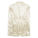 LAUREL Womens Blazer Jacket Beige Wool L