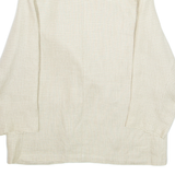 Womens Blazer Jacket Beige Gingham L