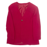 Womens Blazer Jacket Red Wool M