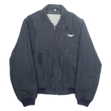 MASTER STYLE Mens Jacket Black Nylon M