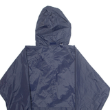 K.WAY Mens Rain Jacket Blue Hooded M