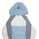 MAMMUT Mens Rain Jacket Blue Hooded L