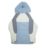 MAMMUT Mens Rain Jacket Blue Hooded L