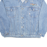 BEPPO Womens Denim Jacket Blue L